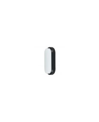 Aplique 18w 6400k Yucatan Oval Ip65  Negro  23x10,5x5,5 1710 Lm