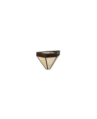 Aplique Adarve 1xe27 Negro/beis/marron 18,5x22x11 Cm