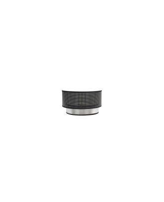 Aplique Anastasia 1xe27 Negro-plata 17x30x15 Cm