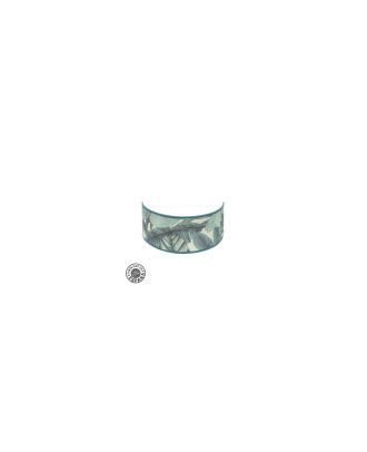 Aplique Argel 1xe27 Hoja Azul 16x33x45 Cm