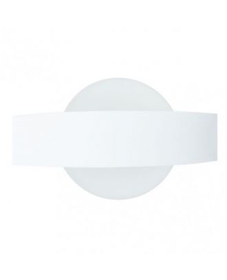 Aplique Barredor De Pared Circ.8w 4000k Arco Blanco 630 Lm Ip20 13x24x5 Cm