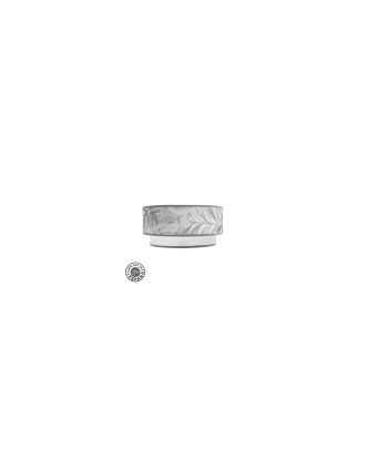 Aplique Camerun 1xe27 Blanco/gris 17,5x30x15cm