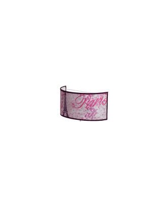 Aplique Eiffel Rosa 1xe27 18x30d