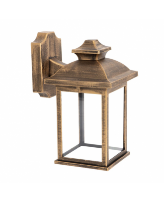 Aplique Exterior Alcandia 1xe27 Oro Viejo Ip44policarbonato 31x17x22,3 Cm