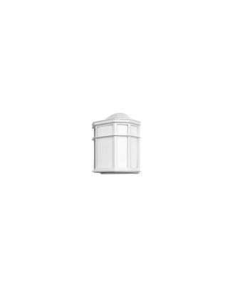 Aplique Exterior Aluminio Bellatrix 1xe27 Blanco  25x11x19,5 Cm Ip44