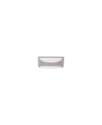 Aplique Exterior Daikon 1xe27 Gris Ip65 Policarbonato  13,2x32x13 Cm