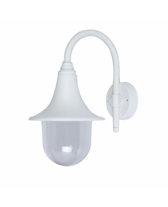 Aplique Exterior Hinojo 1xe27 Blanco Ip44 Policarbonato 40,8x21,7x32,6 Cm