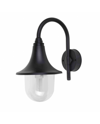 Aplique Exterior Hinojo 1xe27 Negro Ip44 Policarbonato 40,8x21,7x32,6 Cm