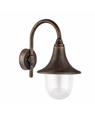 Aplique Exterior Hinojo 1xe27 Oro Viejo Ip44 Policarbonato 40,8x21,7x32,6 Cm