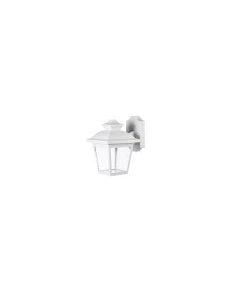 Aplique Exterior Maca 1xe27 Blanco Ip44 Policarbonato 24,5x17x22,3 Cm