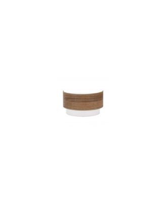 Aplique Myriam 1xe27 Madera Oscura 17x30x16 cm