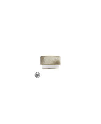Aplique Nepal 1xe27 Blanco/oro 17,5x30x15 Cm