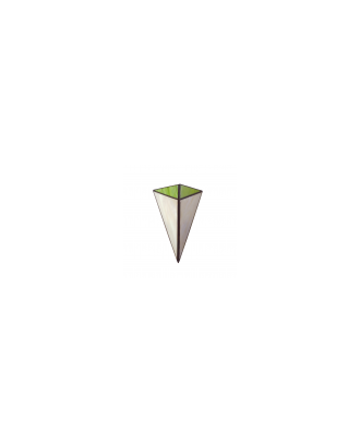 Aplique Piramide Pistacho 1xe27 28x20