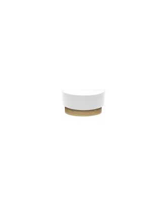 Aplique Tania 1xe27 Blanco/madera Clara 15x30x16 Cm