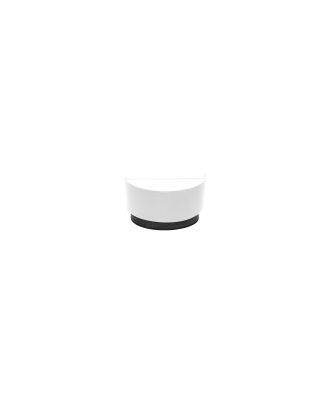 Aplique Tatiana 1xe27 Blanco-madera Negra 17x30x15 Cm