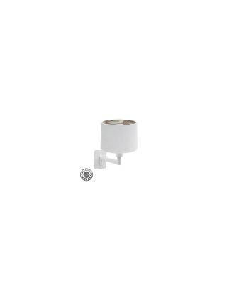 Aplique Tunez 1xe14 Blanco/blanco-estampado Abatible 26,5x22x30cm