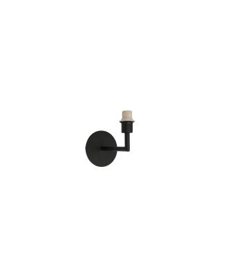 Arm. Aplique Zanco 1xe14 Negro 17x12x17,5 Cm