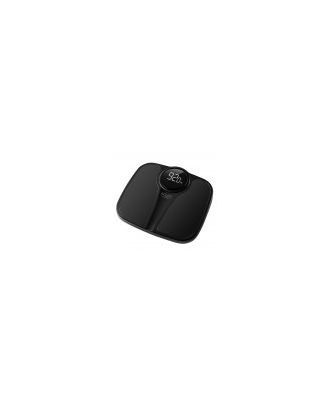 Bascula Baño Elect.max 180kg Medicion Precisa Negra Pant.Led On/off Automatico 3x34x31 Cm