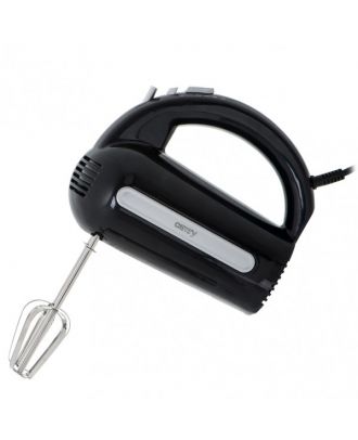 Batidora De Mano 800w Negra 5 Velocidades Botones Turbo Y Expulsion Acero Inox.