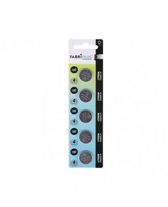Pila Boton Cr2025 3v Fabriplus Litio 20x5x0,4 Cm