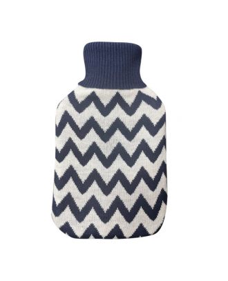 Bolsa Agua Caliente Mimo 1,7l Forro Azul Borlon 20x32x4 Cm Flexible Y Agradable Al Tacto