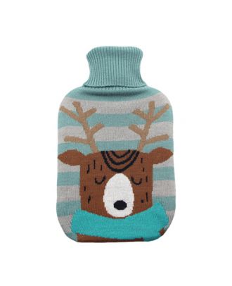 Bolsa Agua Caliente Mimo 1,7l Forro Azul Reno 20x32x4 Cm Flexible Y Agradable Al Tacto