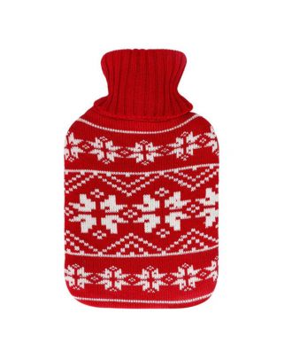 Bolsa Agua Caliente Mimo 1,7l Forro Rojo Navidad 20x32x4 Cm Flexible Y Agradable Al Tacto