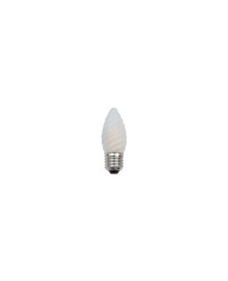 Bombilla 4w 2700k Led Vela Rizada E27 450l 9x3,5d