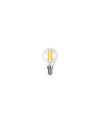 Bombilla Filamento Esferica 7x4,5d 4w 450lm E14 Clara 2700k