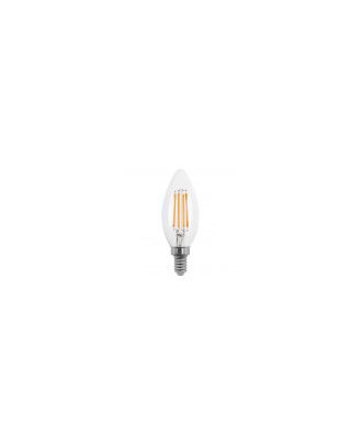 Bombilla Filamento Vela 10x3,5d 4w 450lm E14  Clara 2700k