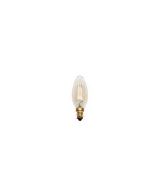Bombilla Incandescencia Vintage Vela 25w E14 35dx96 Calida