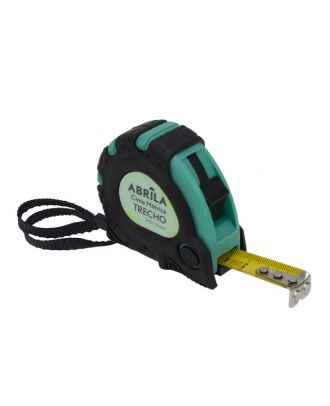 Cinta Metrica Trecho 3mx16mm Negro/verde Autobloqu Eo,enganche Magnetico,clip,antideslizane