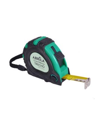 Cinta Metrica Trecho 5mx19mm Negro/verde Autobloqueo,enganche Magnetico,clip,antideslizane