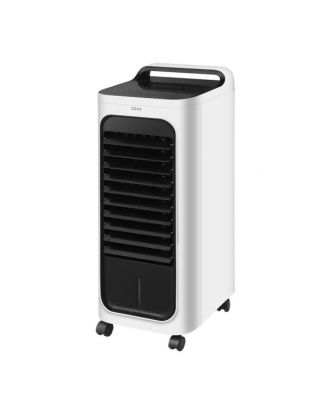 Climatizador Evaporativo Dakar Blanco/negro 80wfrio/2000w Calor 3vel 6l Humidificador.acum.frio 66,5x25,5x28,5cm