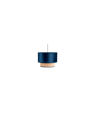 Colgante 2 Pantalla Nerva 1xe27 Azul Regx40x40 Cm