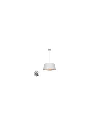 Colgante 40d Tunez 1xe27 Blanco/blanco-estampado