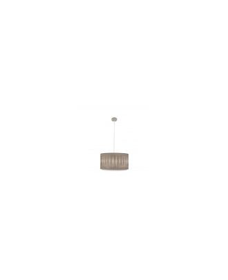 Colgante Alexandra 1xe27 Niquel/Madera Gris Regx40x40 cm