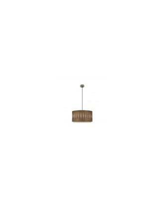Colgante Alexandra 1xe27 Cuero/madera Oscura Regx40x40 cm