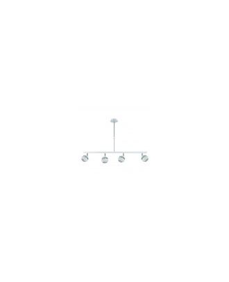 Colgante Beethoven Blanco/plata 4xgu10