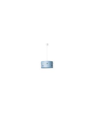 Colgante Boton Celeste 1xe27 Regx35d