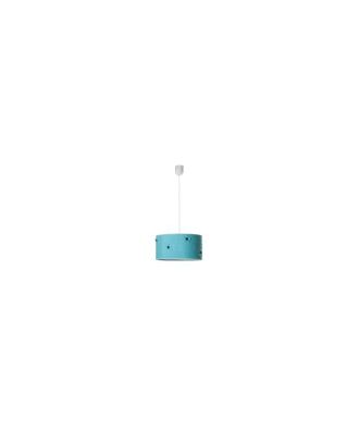 Colgante Boton Turquesa 1xe27 Regx35d