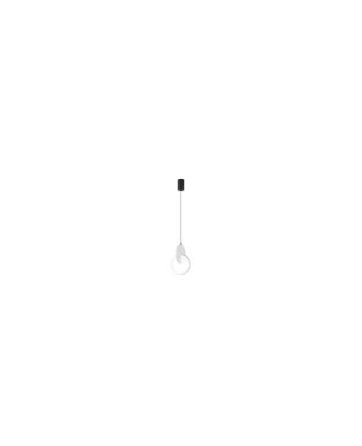 Colgante Carlota 1l Negro/Blanco 17w 6500k 2380lm Regx18x18cm