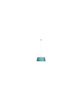 Colgante Consciencia 1xe27 Turquesa Regx40x40 Cm