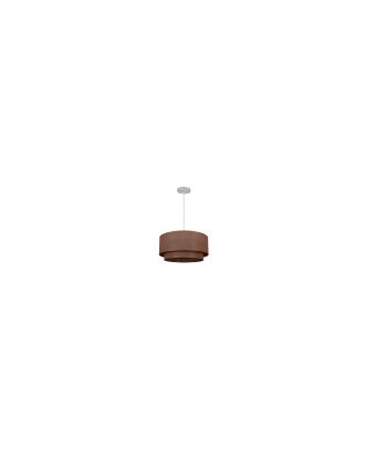 Colgante Doble 1l. Marron/marron Cilind (50/40/reg)