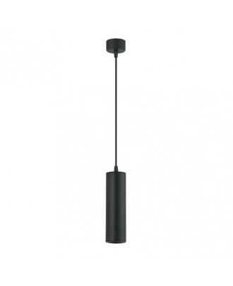 Colgante Drach 1xgu10 Negro Regx6x6 cm