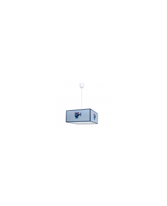 Colgante Helicoptero 1xe27 Celeste Regx35x35