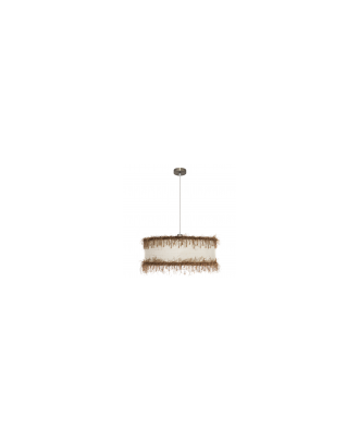 Colgante Hilos 1xe27 Beis Regx50x50 Cm