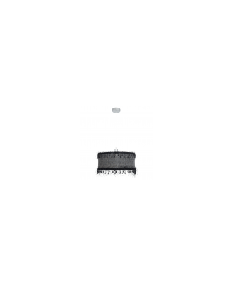 Colgante Hilos 1xe27 Negro Regx40x40 Cm