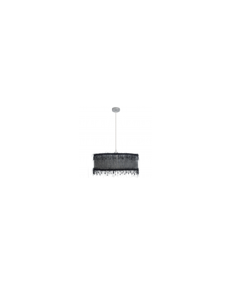 Colgante Hilos 1xe27 Negro Regx50x50 Cm