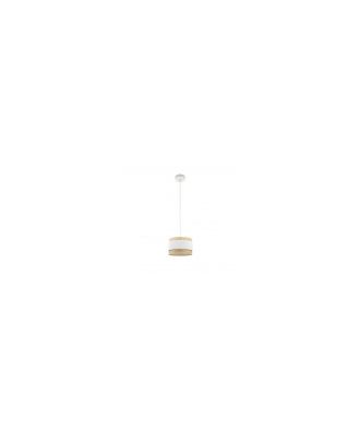 Colgante Kandy 1xe27 Natural/blanco Regx30x30 Cm